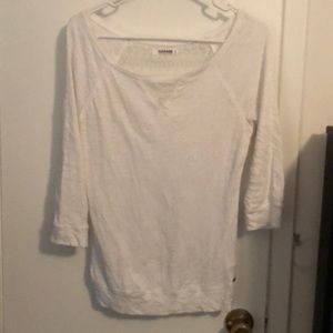 Garage lace back shirt